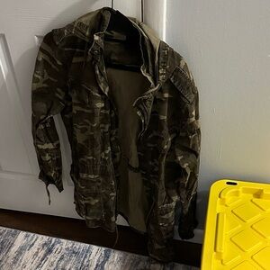 Camouflage Bomber Jacket
